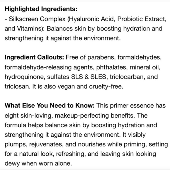 Smashbox Photo Finish Revitalize 8 in 1 Primer Essence Primer Women 1 oz NIB - Picture 6 of 8